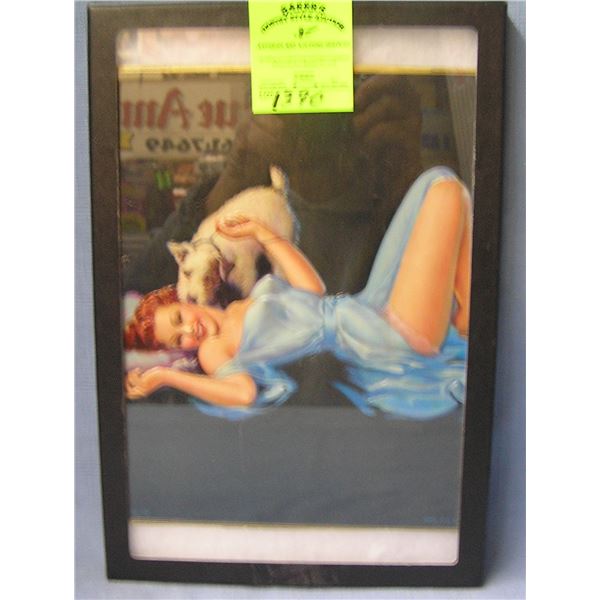 Early erotica colored die cut