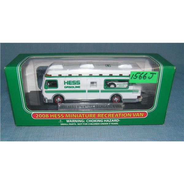 Vintage Hess miniature Recreationa Van