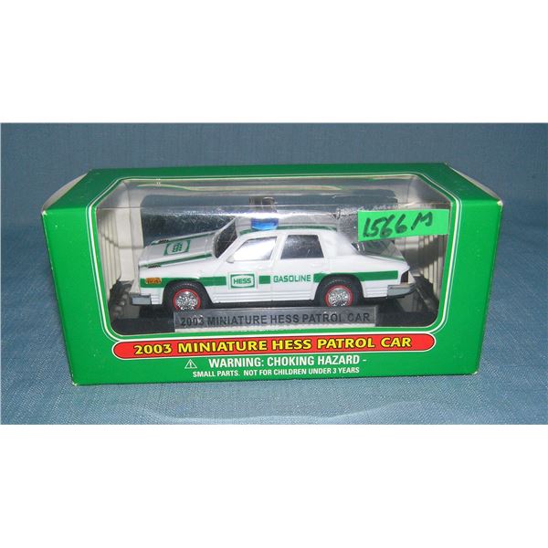Vintage miniature Hess Patrol car