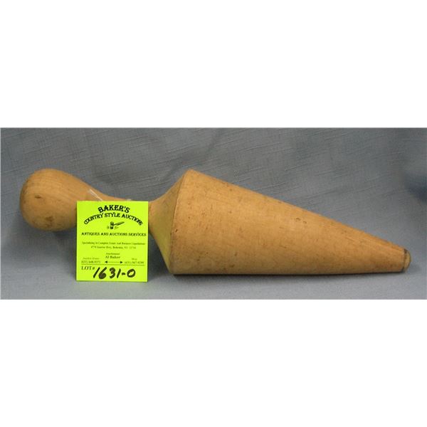 Antique wooden plum bob