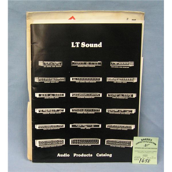 LT sound company audio catalog
