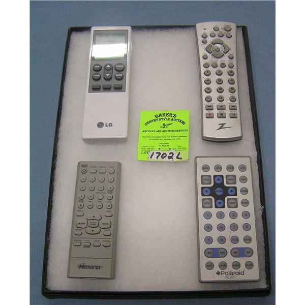Group of appliance remote controls