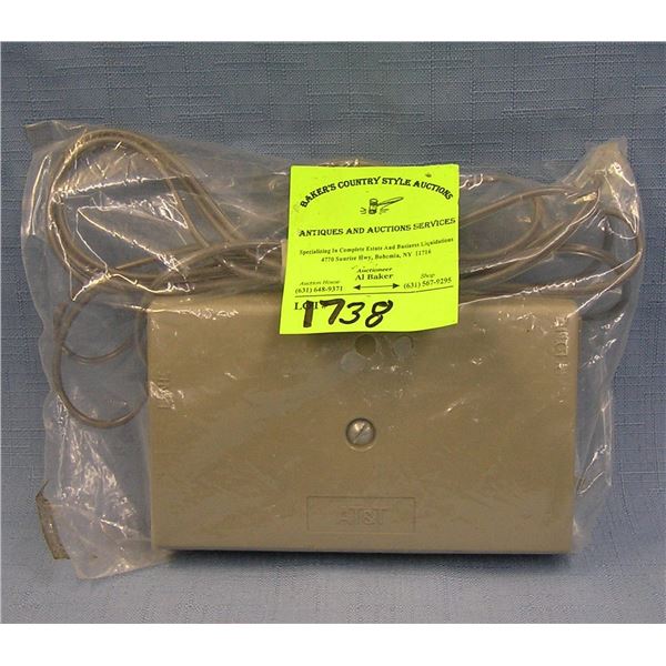 Vintage volume bell ringing sound device box