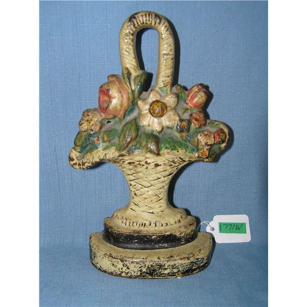 Floral boquet door stop