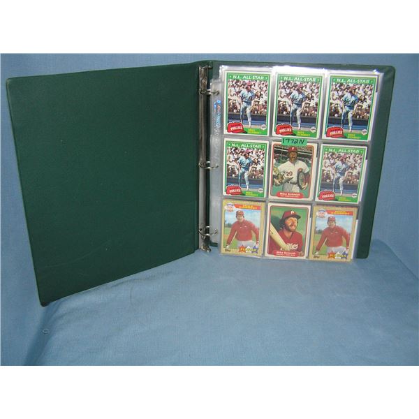 Large Collection of vintage All Star baseball cards