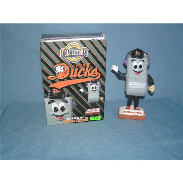Long  Island Ducks P.C. Richard and son bobble head figure