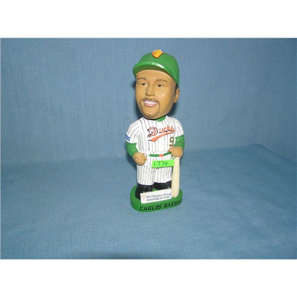 Carlos Baerga Long Island Ducks bobble head figure