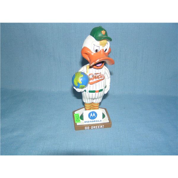 Quacker Jack Long Island Ducks bobble head figure