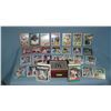NY Yankees walnut decorative gift box full of NY Yankees baseball cards