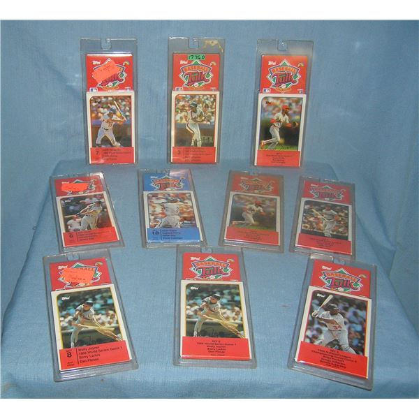 Group of sports collectibles