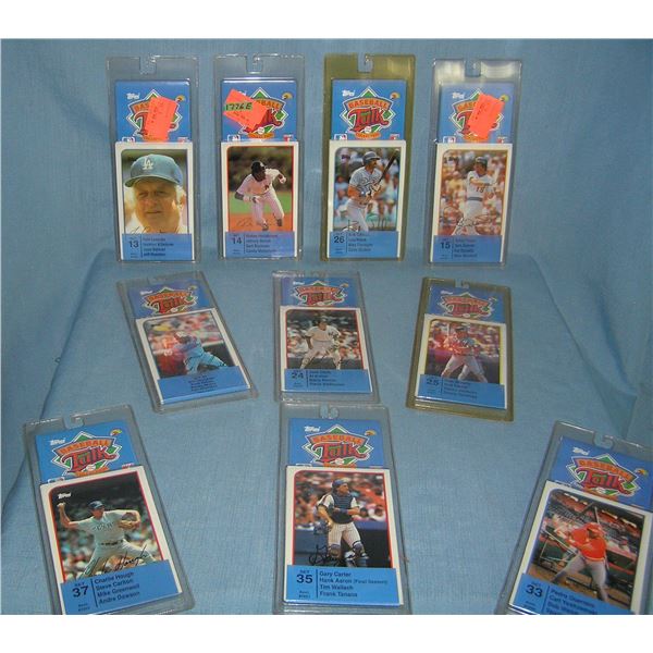 Group of sports collectibles
