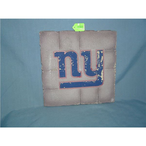 NY Giants wall plaque