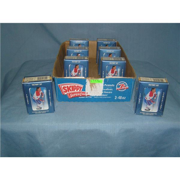 Box full of ultimate hockey future sensations hockey card set
