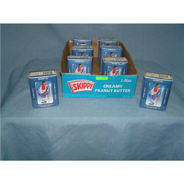 Box full of ultimate hockey future sensations hockey card set