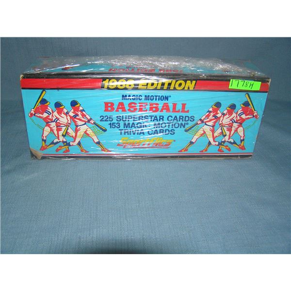 1988 sport flicks factory box of baseball cards