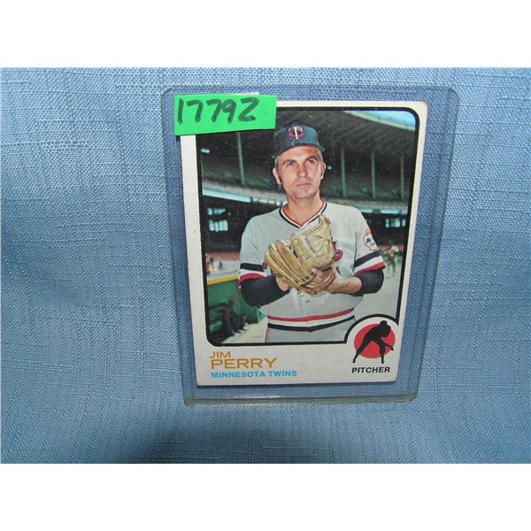 Gaylord Perry 1973 Topps baseball card