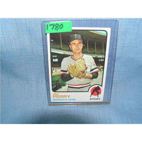 Gaylord Perry 1973 Topps baseball card