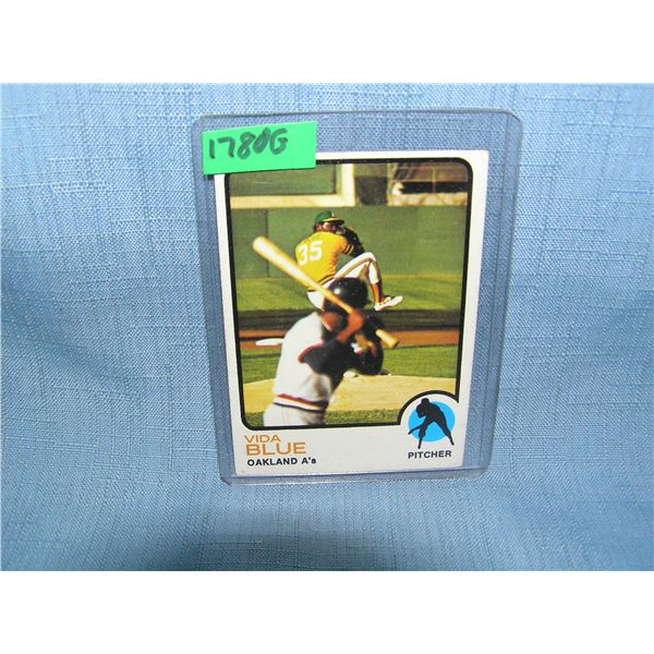Vida Blue1973 Topps baseball card
