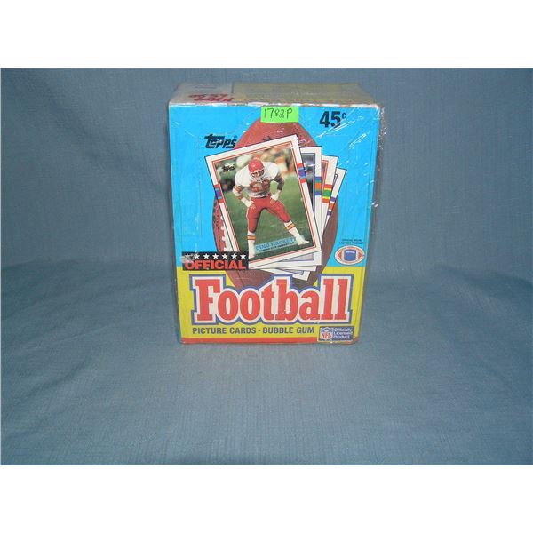 1989 Topps pro football store display of cards