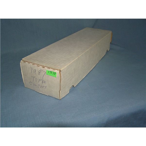 1987 Topps baseball card set