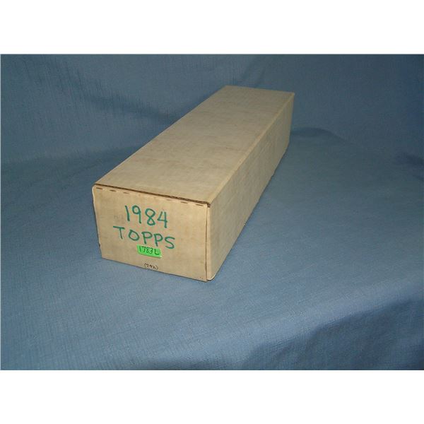 1984 Topps baseball card set complete with all stars and rookies