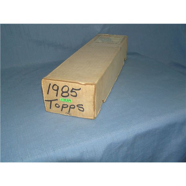1985 Topps baseball card set with all stars and rookies