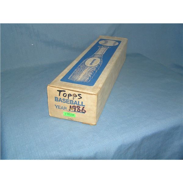 1986 Topps baseball card set with all stars and rookies