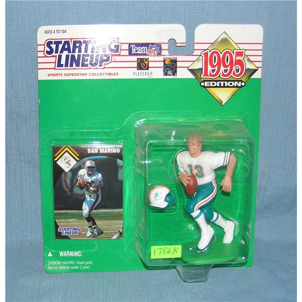 Dan Marino all star football figure and football card