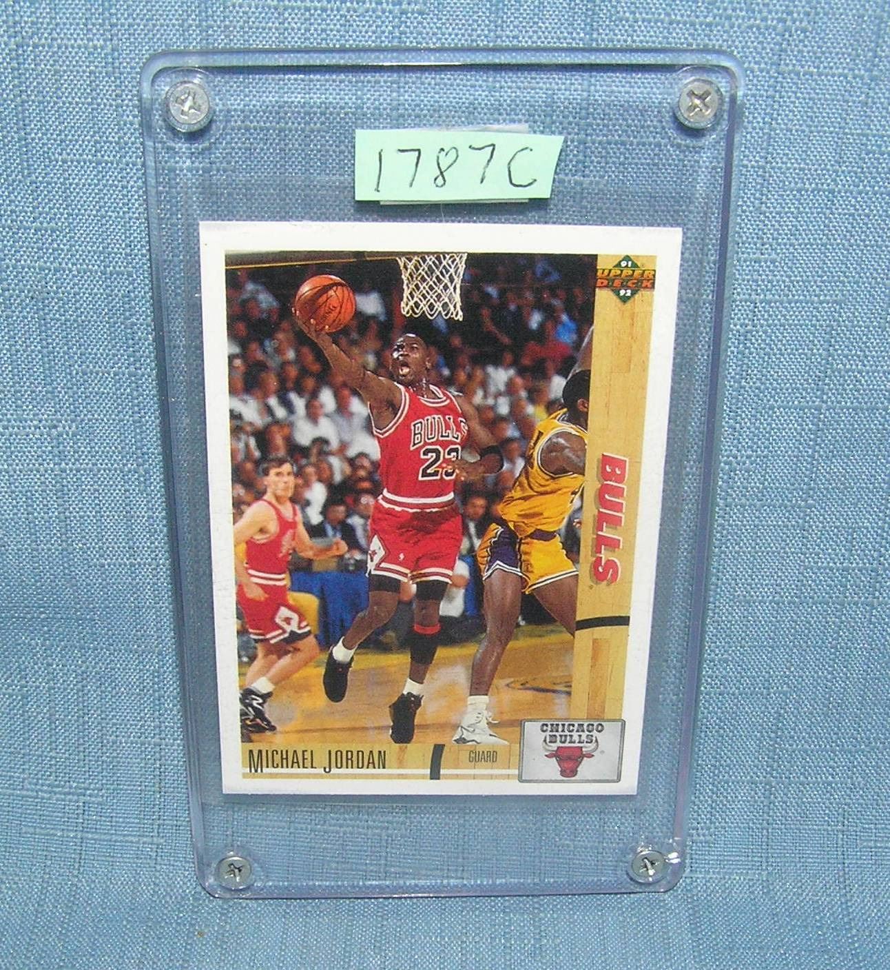 Michael Jordan all star sticker card