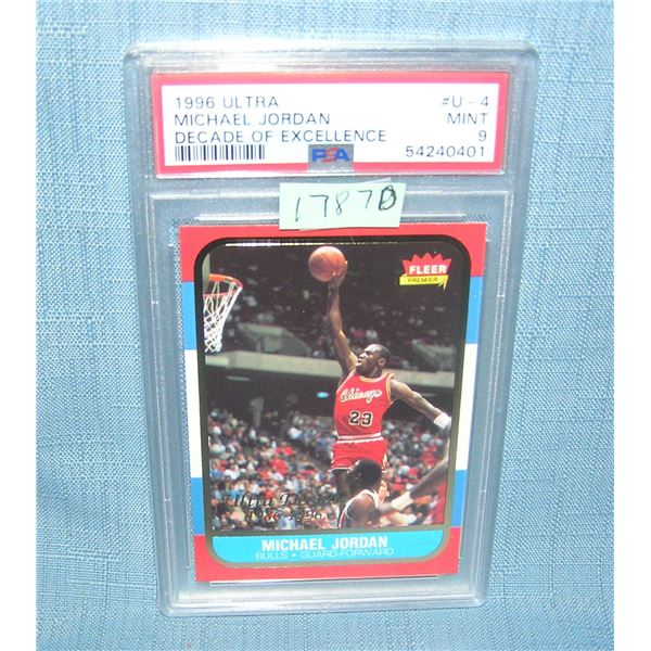 Michael Jordan graded decade of basketball card