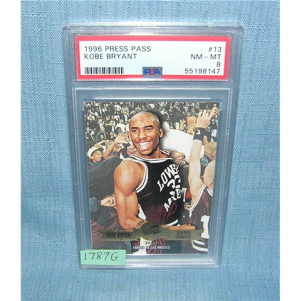 Koby Bryant 1996 graded rookie year all star basketball card