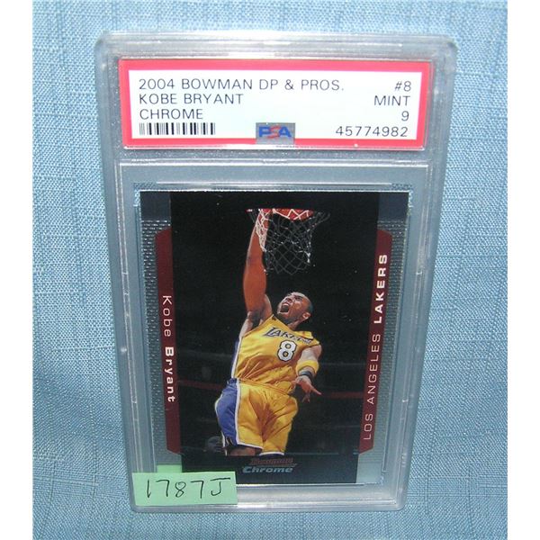 Koby Bryant graded basketball card