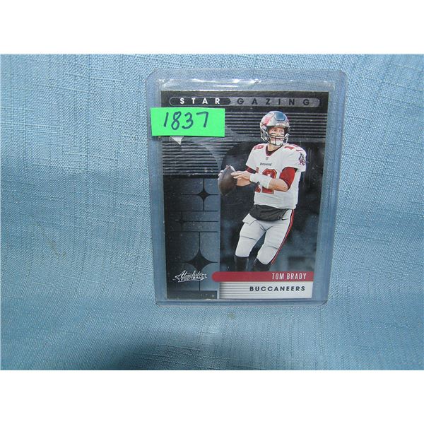 Tom Brady all star football card