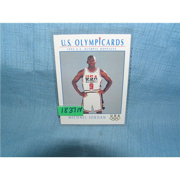 Michael Jordan Olympic all star basketball card