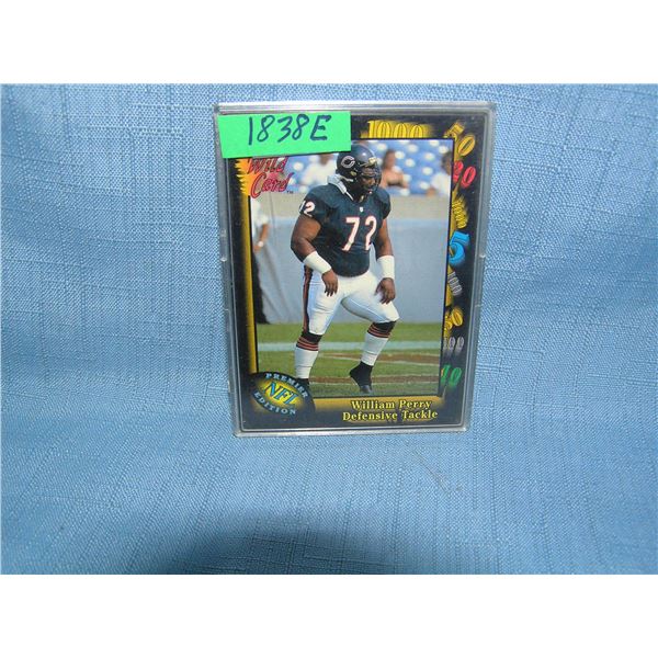William Refridgerator Perry all star football card