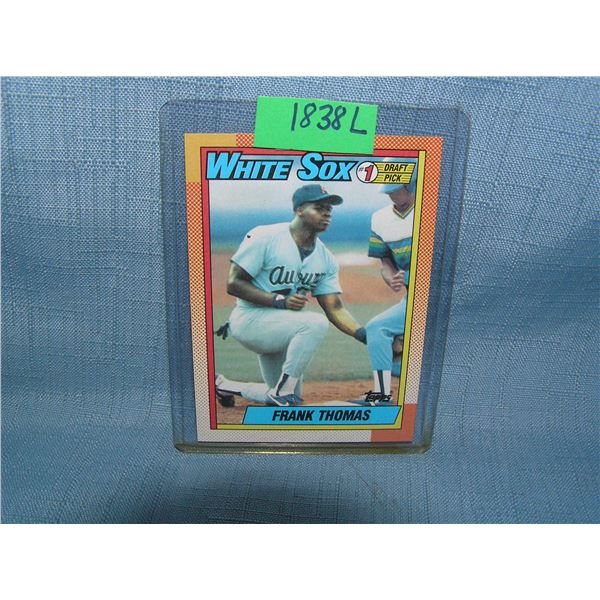 Frank Thomas rookie baseball card