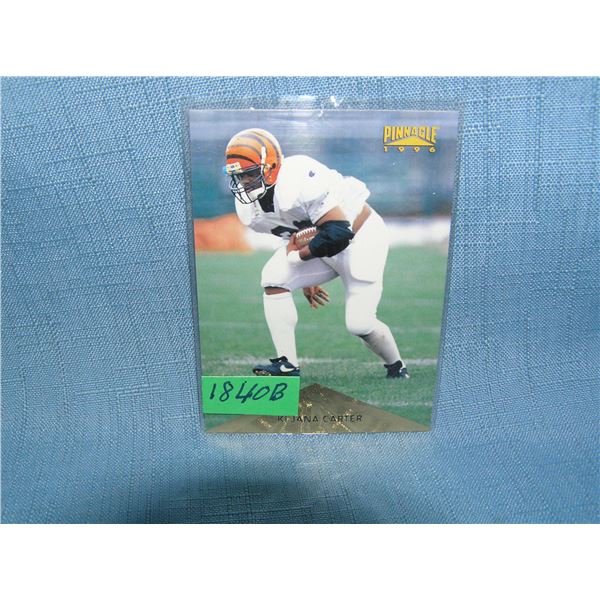 Kijana Carter rookie football card