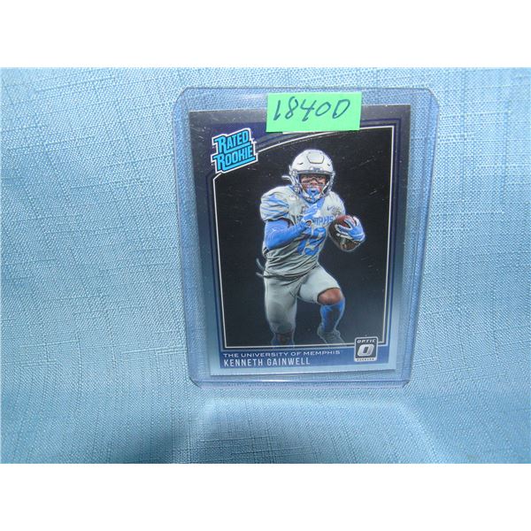 Kenneth Gainwell rated rookie football card