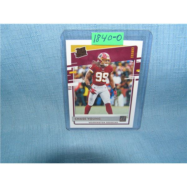 Chase Young rated rookie football card