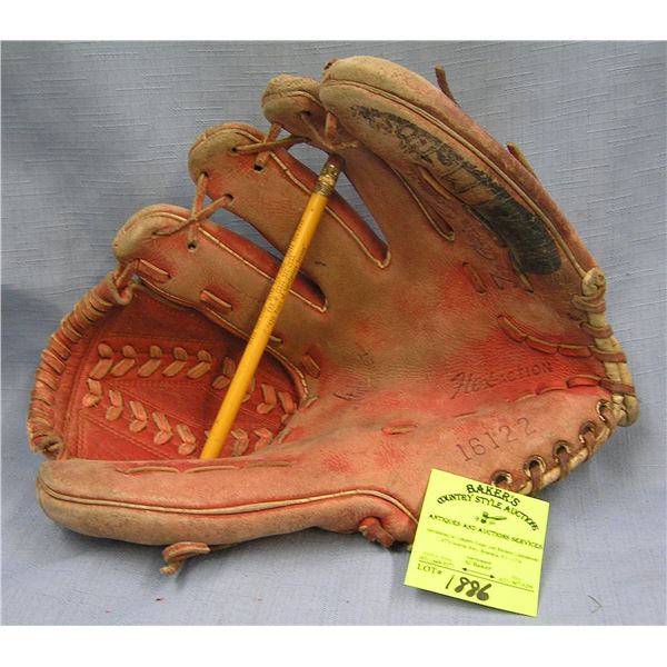 Vintage leather baseball glove