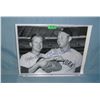 Mickey Mantle and Whitey Ford  autographed 8 inch by 10 inch photo with COA