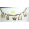 Avon sales rep award winning charm bracelet