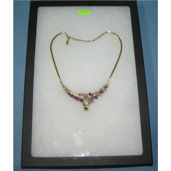 High quality costume jewelry necklace