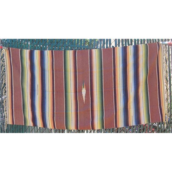 Mid western or American Indian tasseled blanket