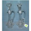 Pair of crystal decanters