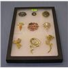 Collection of high quality costume jewelry pins