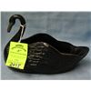 Art glass swan decorative bowl
