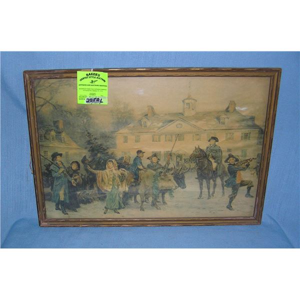 Early George Washington at Mount Vernon print