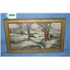 Antique landscape painting by L. Ziegler