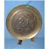 Antique solid bronze wall charger